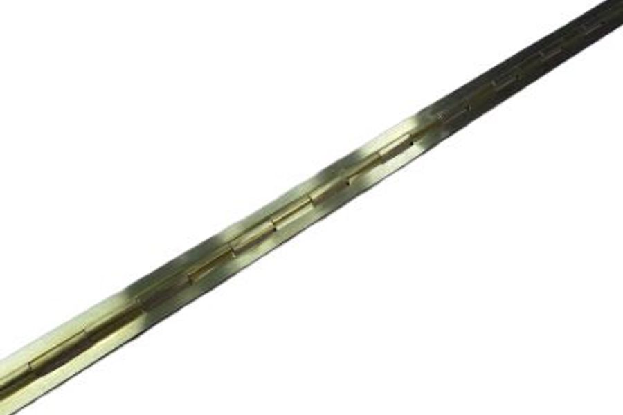 Bonnet Hinge - Brass - 48" Long