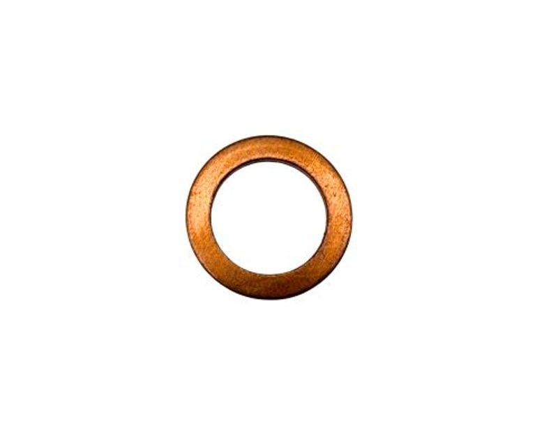 Copper Sealing Washer - Fuel Pipe Banjo - 18mm OD - 12mm ID - Solex Carburettor