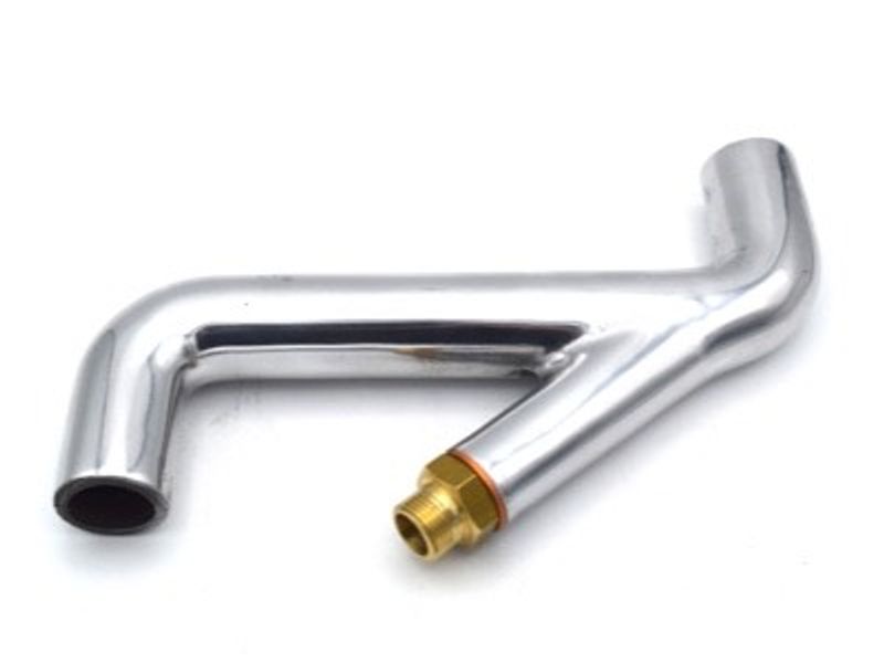Top Water Pipe Y-Piece with Temperature Gauge Pick-Up