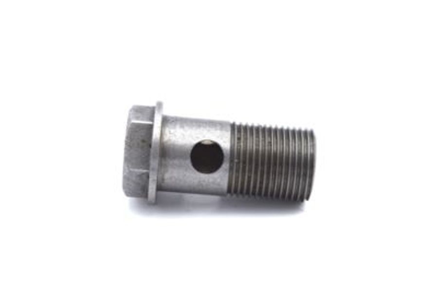 Hex Head Steel Oil Union Bolt - 32mm Long x 16mm x 1.25 Pitch