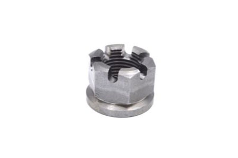 16mm Hex Steel Castle Nut - 11mm x 1.25 Pitch