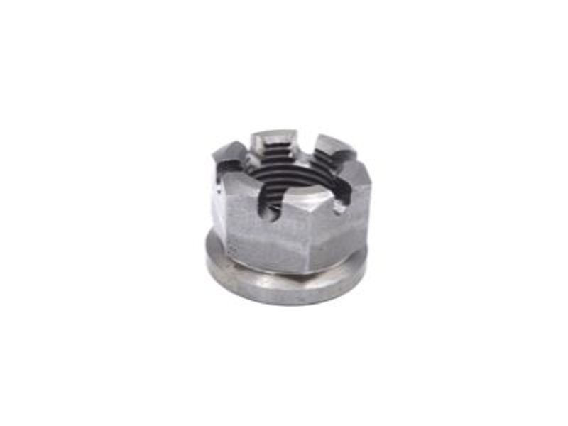 16mm Hex Steel Castle Nut - 11mm x 1.25 Pitch
