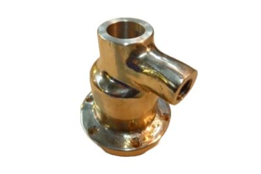 Supercharger Drive Casing Housing Nose Piece - Starting Handle End