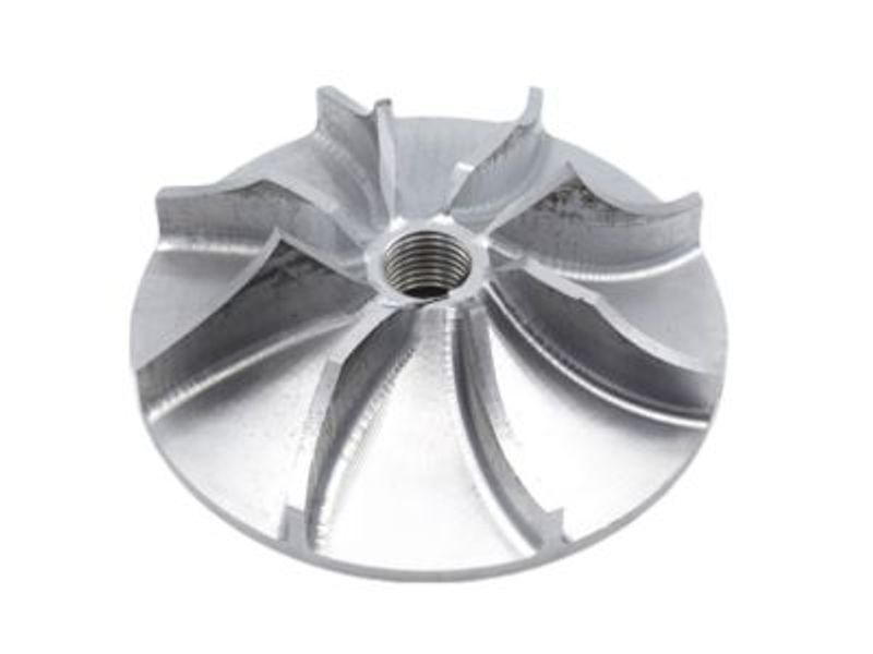 Waterpump Impeller - Machined from Solid - Medium Size - LH Spiral - LH Thread