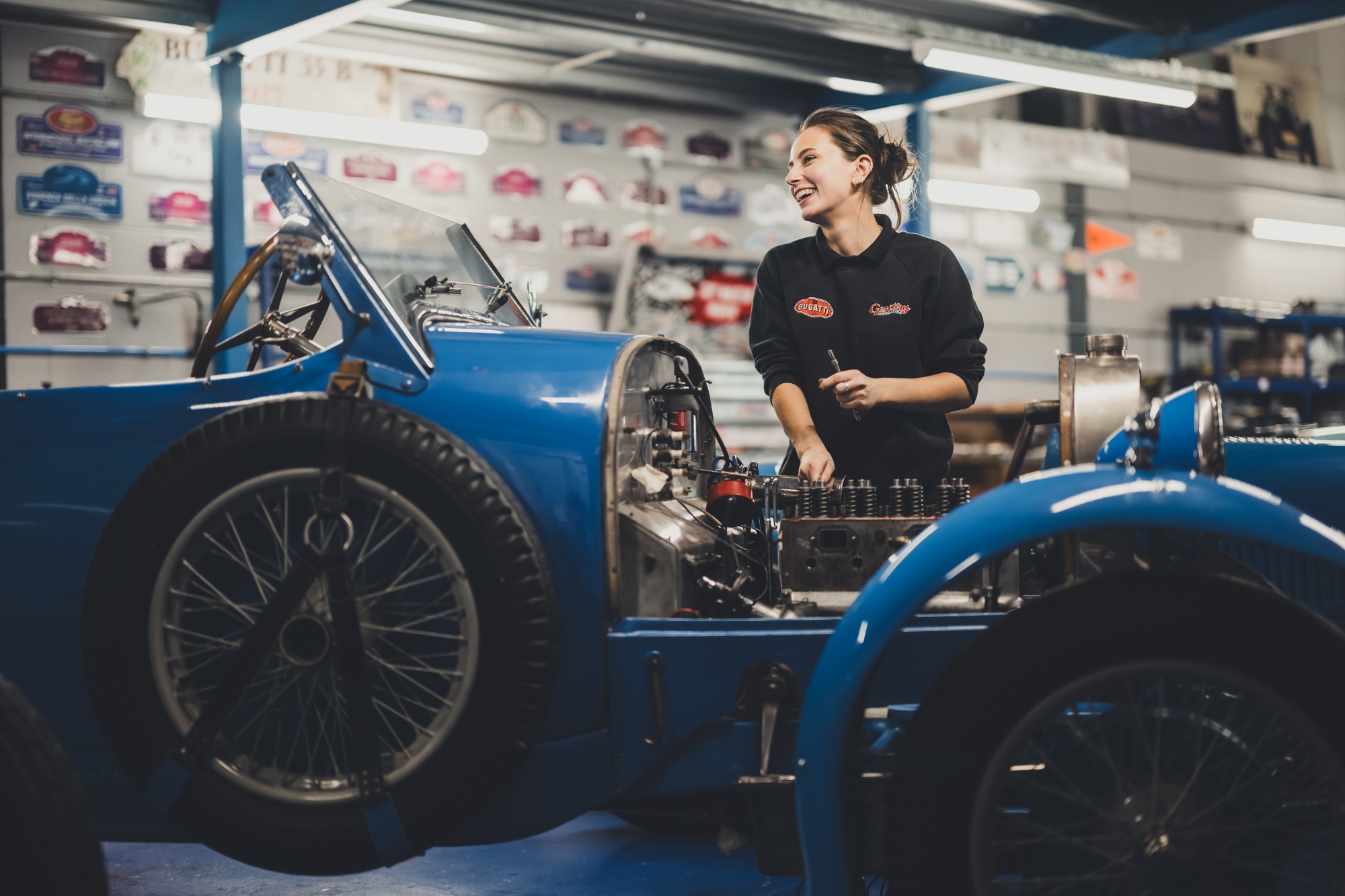 Vintage Bugatti period motorsport restoration and repairs