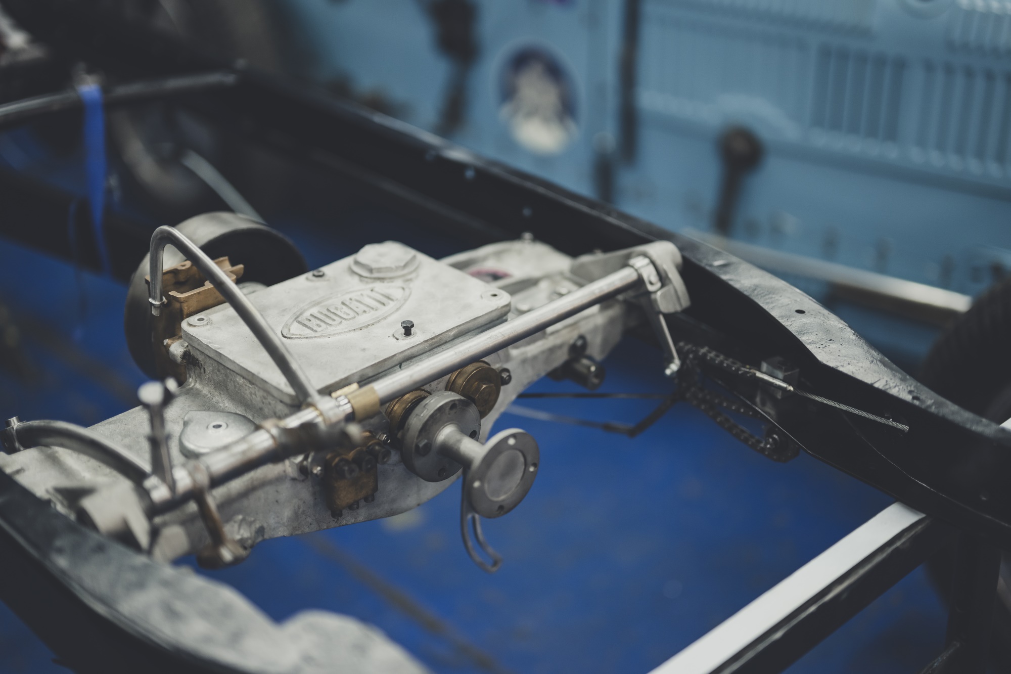 Original Bugatti components to preserve authenticity